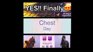 Chest day// opening 3 champ//Breeding a new horse//Horse riding tales