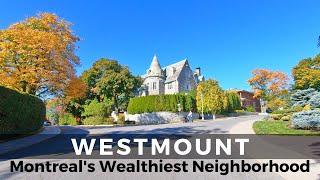 Driving in the City of Westmount -  Wealthiest Neighborhood - Westmount Drive #westmount