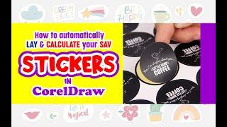 How to Automatically  Lay and Calculate your Stickers For Large Format Printing