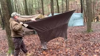 Breaking down camp at Frozen Head State Park, TN.