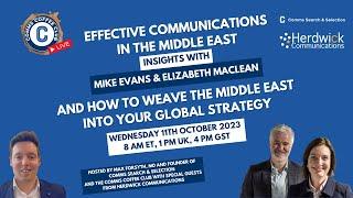 Comms Coffee Club Webinar: Mastering Communications in the Middle East with Herdwick Communications