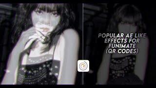 Popular Ae like effects presets for funimate | QR codes