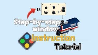 Lego Studio2.0 Instruction Tutorial: How to add Step-by-step window #lego #legostudio #乐高