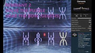 Remnant II  (Dark Horizon) - How to get Genesis NEW BOW