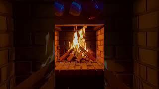 Осенняя медитация: гитара и живой огонь в камине. Meditação de outono. Autumn meditation.