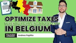 Buying property in Belgium | Tax optimization