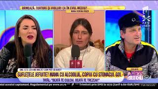 Marcel către mama copiilor săi: "Beată te culcai, beată te trezeai"