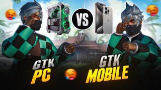 GTK111 Mobile Vs GTK111 Pc | Clash Of Jods   Garena Free Fire