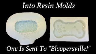 #851 New Into Resin Molds - One Hits Bloopersville! Soap Dish & Pet Diamond Tray!