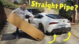 The BIGGEST Exhaust Mod For My Toyota Supra Has Arrived!!