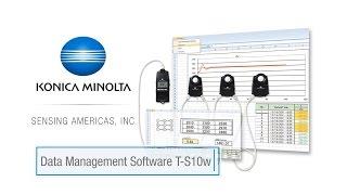 Data Management Software T-S10w - Konica Minolta Sensing