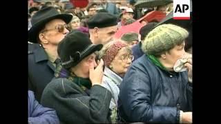 RUSSIA: VICTIMS OF STALIN'S REPRESSION'S COMMEMORATED (V)