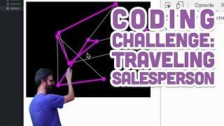 Coding Challenge #35.1: Traveling Salesperson