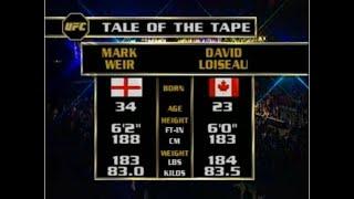 Mark Weir vs David Loiseau