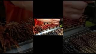 Tasty fried scorpions in Wangfujing Food Market (王府井)