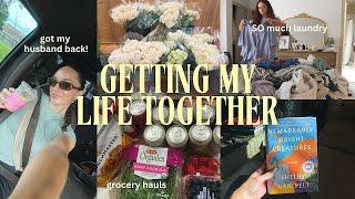 GETTING MY LIFE TOGETHER AFTER A HURRICANE ️ grocery haul, job hunt tea, cleaning, recent reads