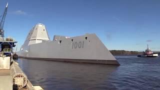 Destroyer Michael Monsoor (DDG 1001) sea trials - BIW