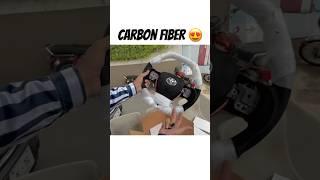 1/1 Red Carbon Fiber Steering️ instagram : @carbon_action Complete video uploaded #viral #carlover