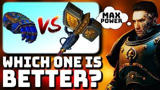 SPACE MARINE 2 POWER FIST VS THUNDER HAMMER - WHICH ONE SHOULD U USE? BEST WEAPON BREAKDOWNS