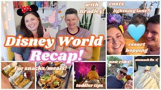 Disney World Recap! Costs, Hotels, New Rides, Favorite Foods & SO MUCH MORE! Our Reviews & Opinions