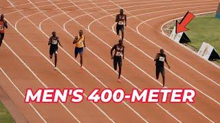 David Sanayek VS. Ekwam Zablon Men's 400m Clash Olympics Trials 2024