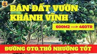 BÁN ĐẤT VƯỜN KHÁNH VĨNH GIÁ RẺ, BÁN ĐẤT KHÁNH NAM KHÁNH VĨNH | HOANGGIANGTV