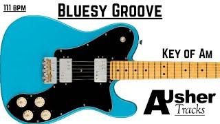 Bluesy Groove Guitar Backing Track Jam in A minor