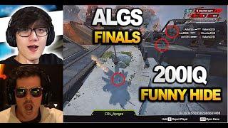 iiTzTimmy shows Apryze how to hide in ALGS FINALS   - Snip3down reacts to apryze  ( apex legends )