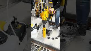 Running DeWalt’s New Battery PowerShift Core Drill