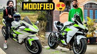 Socha Nahi Tha Apni New Ninja H2 Modify Hokar Aisi Lagegi  Wow