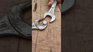 How to open small size nut bolt #shorts #nutbolt #wrench #tools #idea #tricks #creative