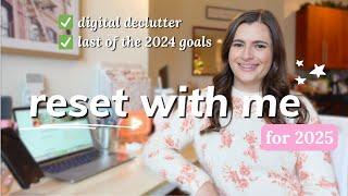 2025 reset: creator business edition ‍️ digital declutter, brainstorming goals + more