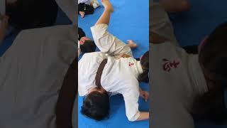 女子柔術スパーリング #武道塾 #空手女子 #空手 #karate #総合格闘技
