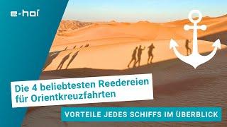 Orientkreuzfahrten: Die 4 Top-Schiffe im Vergleich