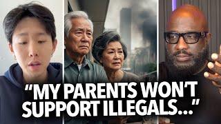 "My Asian Parents Don't Like Illegal Migrants Protesting In Los Angeles..." Liberal Man Is Upset 