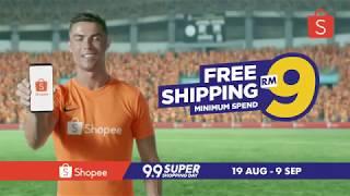 Shopee Malaysia 9.9 Super Shopping Day TVC ft. Cristiano Ronaldo