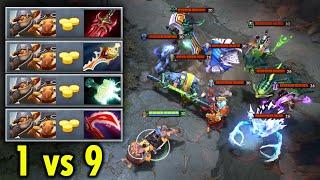 Techies 1 vs the World!! They Forced Techies Buying These items...