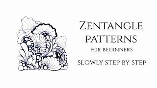 Zentangle patterns for beginners Drawing idea for beginners