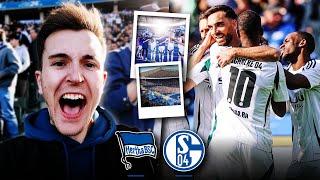 HERTHA vs SCHALKE Stadion Vlog  25.000 Schalker lassen Berlin beben!