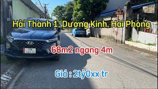 Đất Hải Thành 1, Hải Thành quận Dương Kinh. 68m2 đường 7,5m