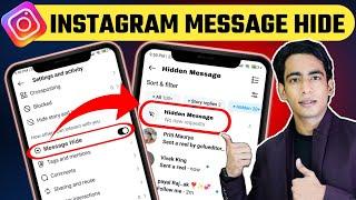 Instagram Message Hide Kaise Kare | Instagram Chat Hide Kaise Kare | How To Hide Instagram Chat