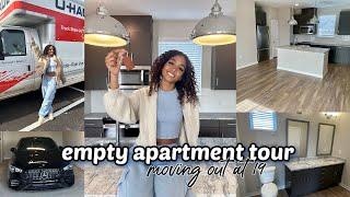 moving out alone at 19 | empty apartment tour *my first apartment* | LexiVee