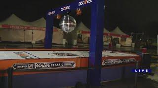 NHL Winter Classic outdoor fan fest prepped for action