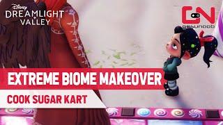 Extreme Biome Makeover in Dreamlight Valley - How to Cook Sugar Kart Parts: Tail, Seat and Wheel