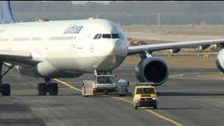 Streik am Flughafen Frankfurt