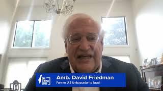 1JS Webinar: Ambassador David Friedman on What's Next After Gaza?