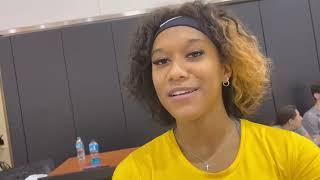 Iowa women's basketball's Aaliyah Guyton is progressing mentally while recovering from torn ACL