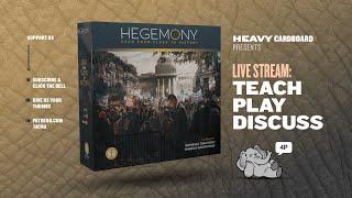 (KS) Hegemony: Lead Your Class to Victory - 4p Teaching & Play-through by Heavy Cardboard