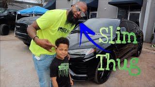 Slim thug [Houston Rapper] brings out half a million dollars worth of his cars