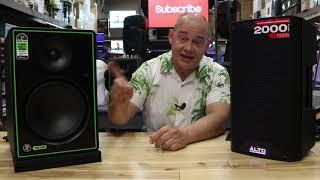 Studio Monitor vs PA Speaker For Question of the DAY. Quality vs quantity (QD001 06082020)